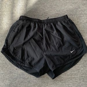 Black Nike tempo shorts